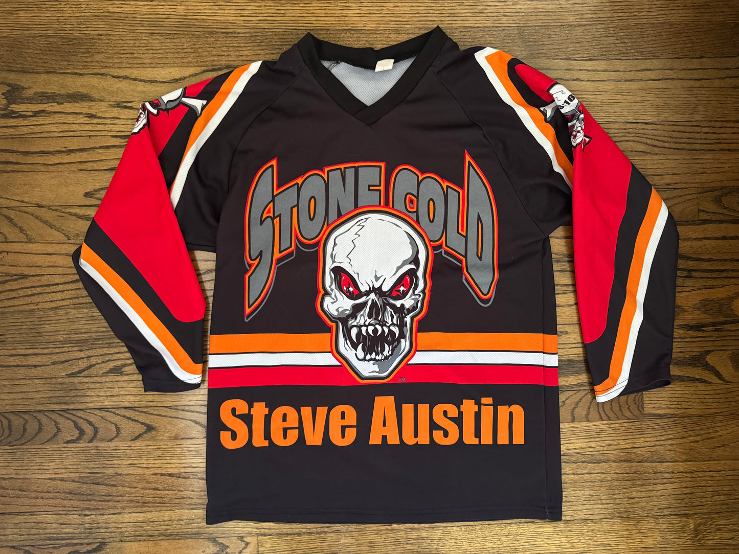 1999 WWF “Stone Cold” Steve Austin hockey jersey