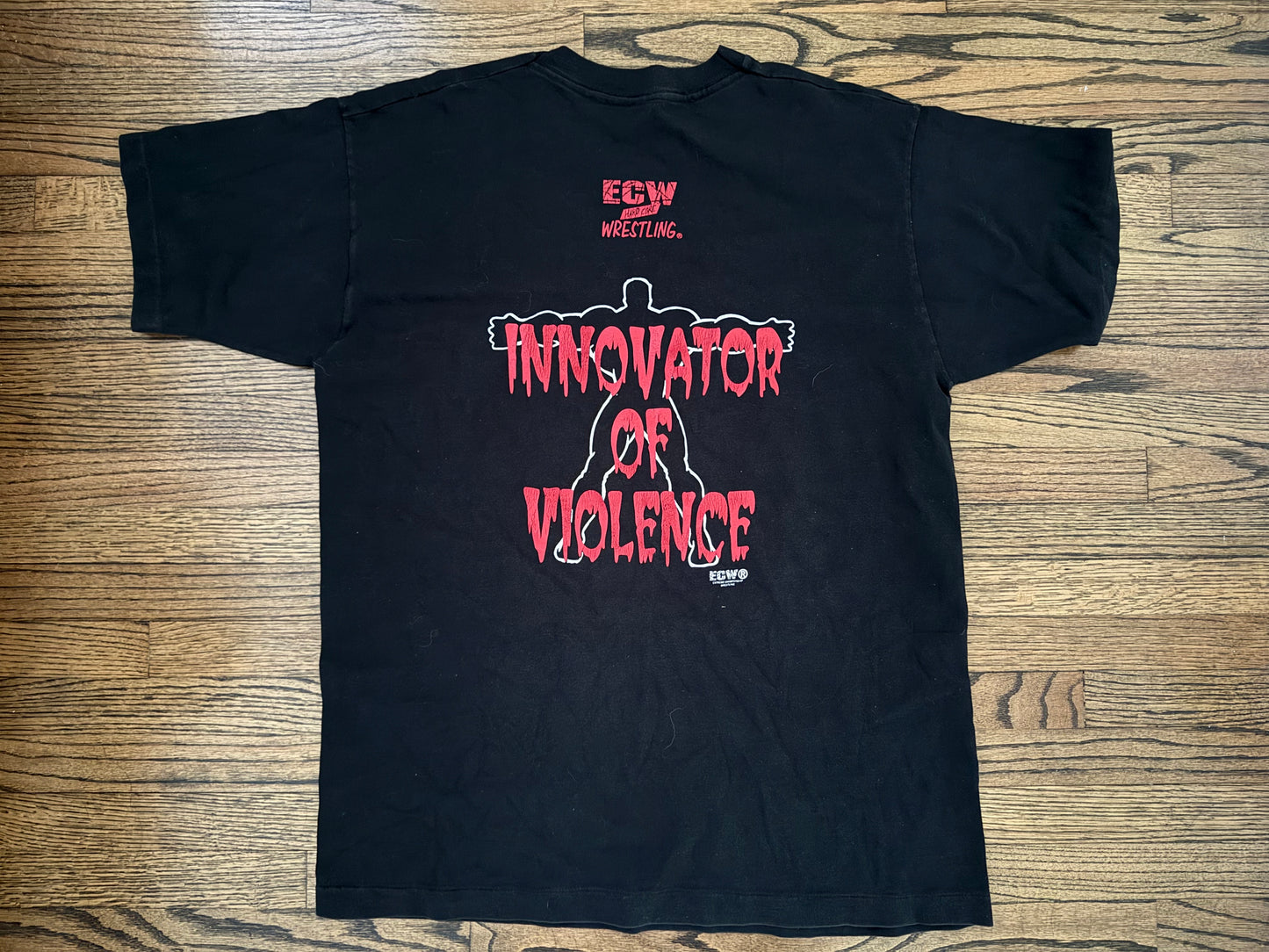 1997 ECW “The Innovator of Violence” Tommy Dreamer two sided shirt