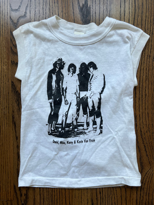 1983 WCCW Von Erich sleeveless shirt featuring Kerry, Mike, David and Kevin