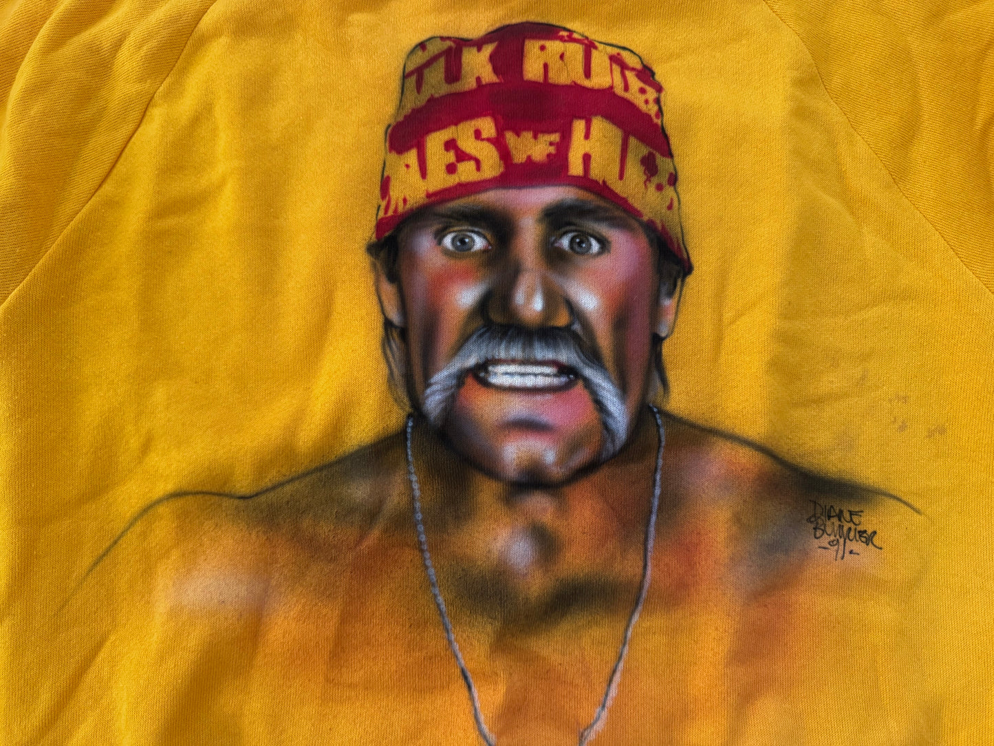 1991 WWF “The Immortal” Hulk Hogan Airbrush crewneck sweatshirt