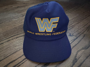 1985 WWF Logo SnapBack Trucker Hat