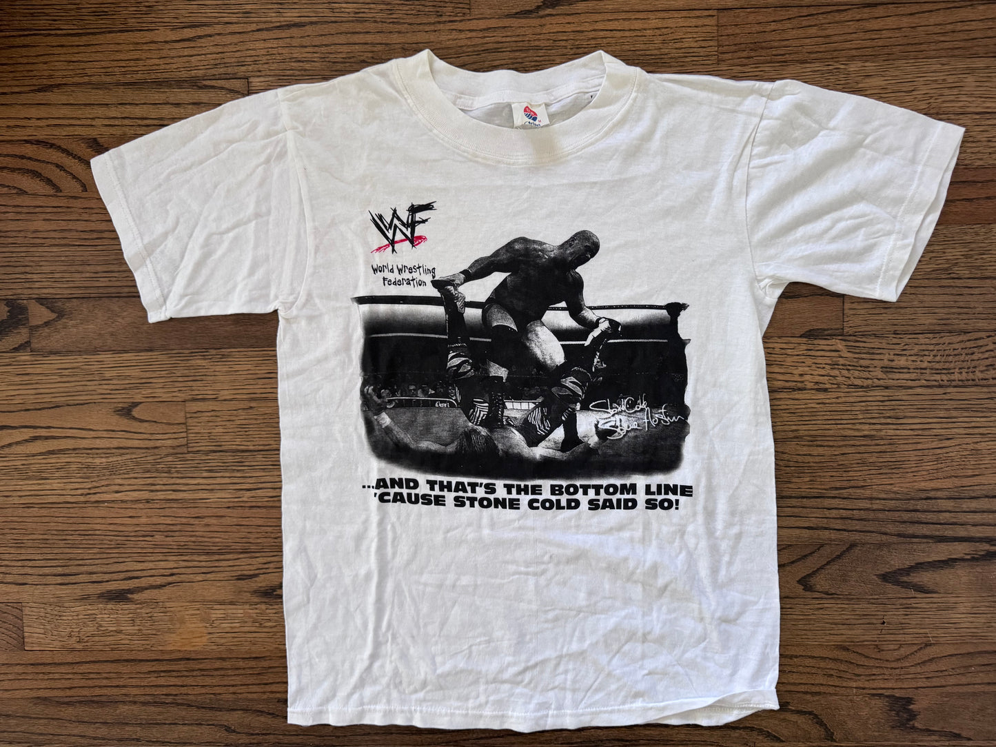 1998 WWF Stone Cold Steve Austin Parking lot bootleg shirt