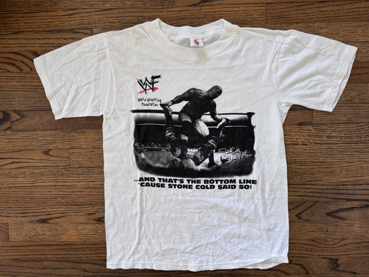 1998 WWF Stone Cold Steve Austin Parking lot bootleg shirt
