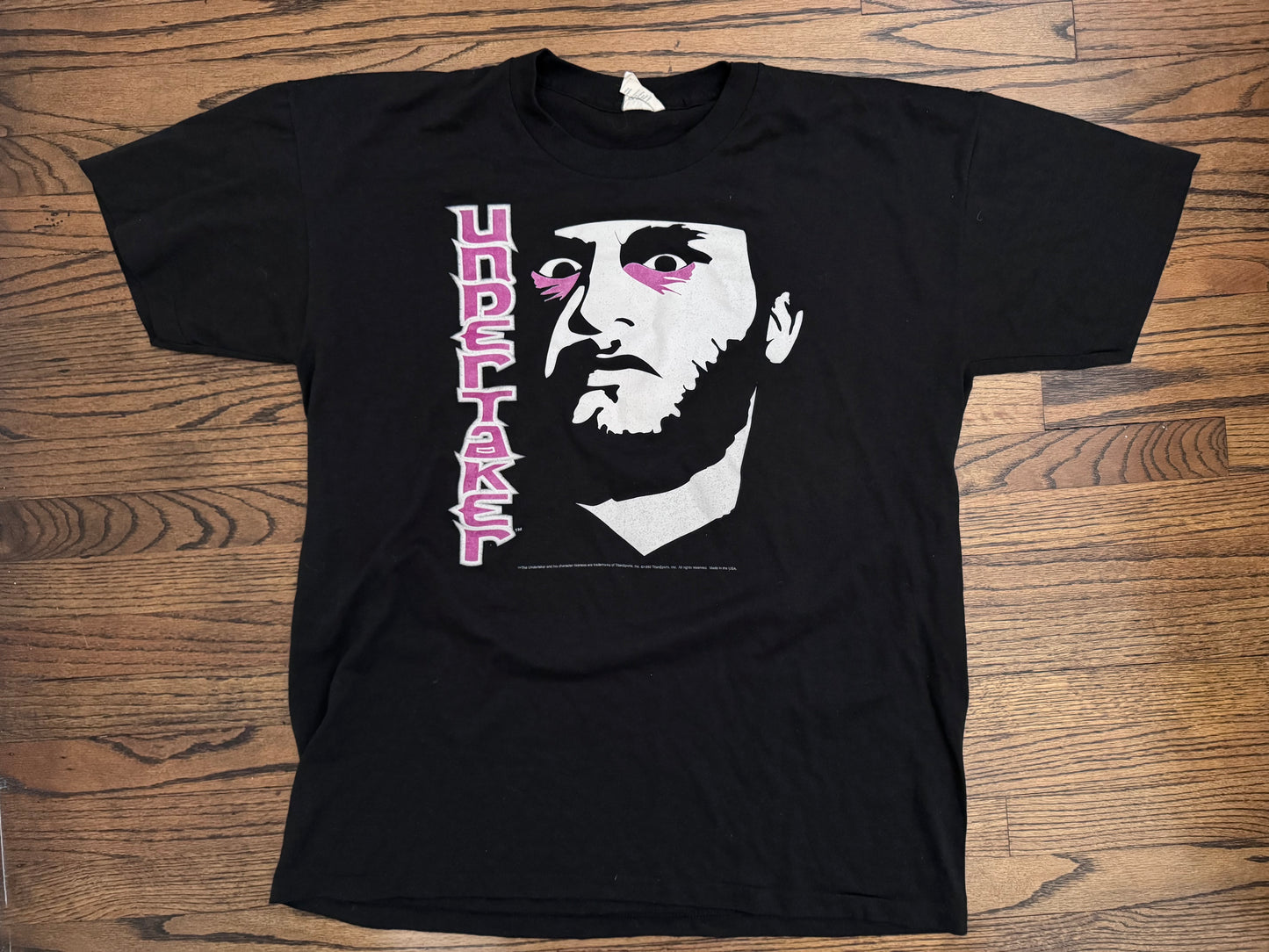 1992 WWF Undertaker catalog shirt
