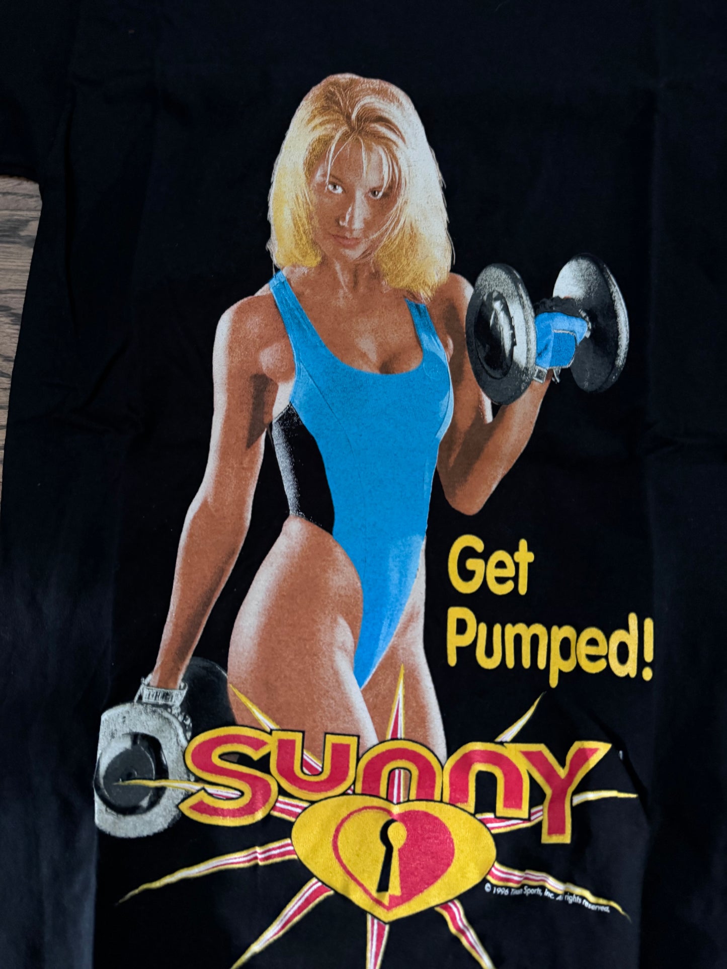 1996 WWF Sunny catalog shirt