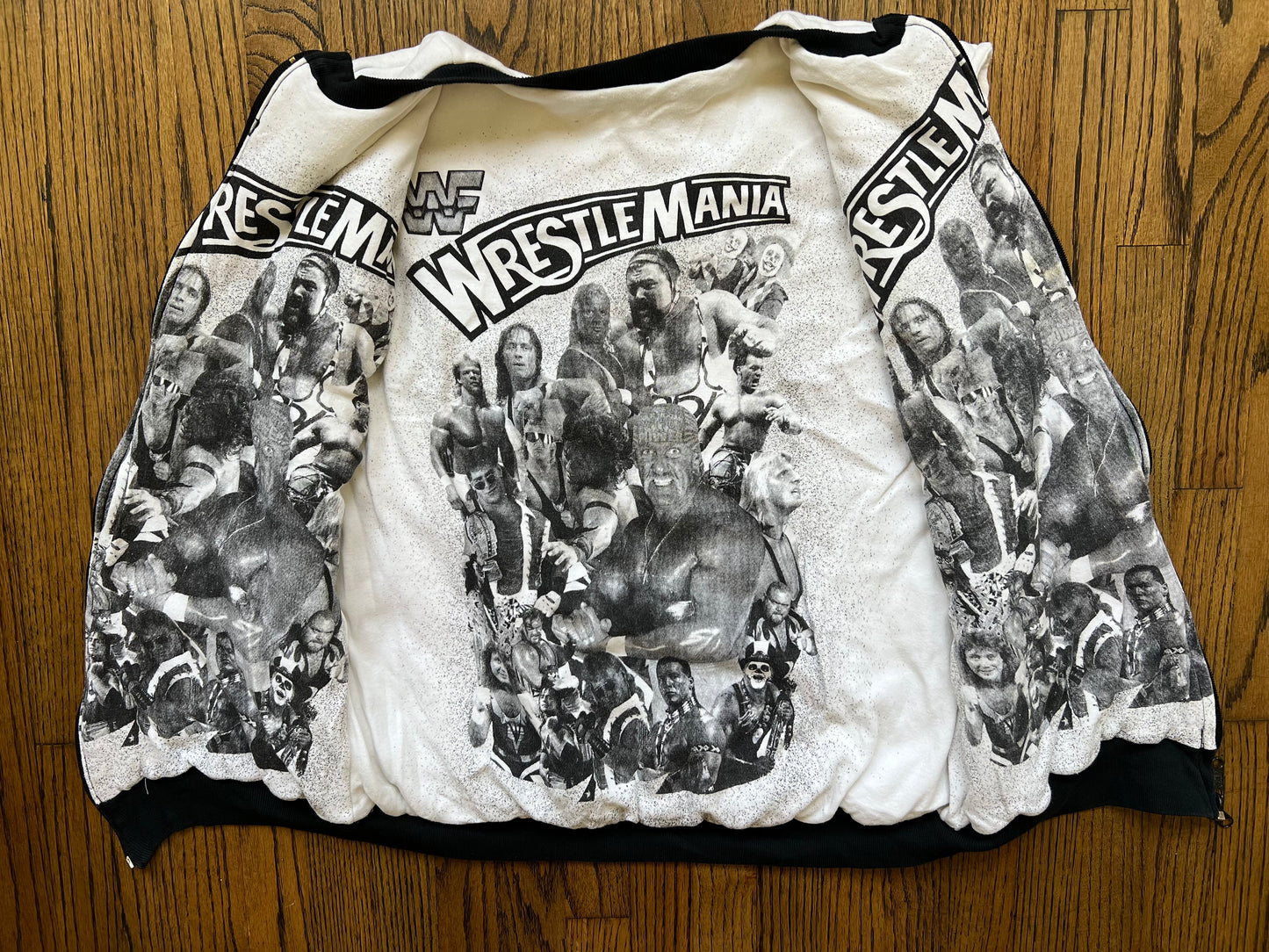 1994 WWF “Wrestlemania” inside and out print vest