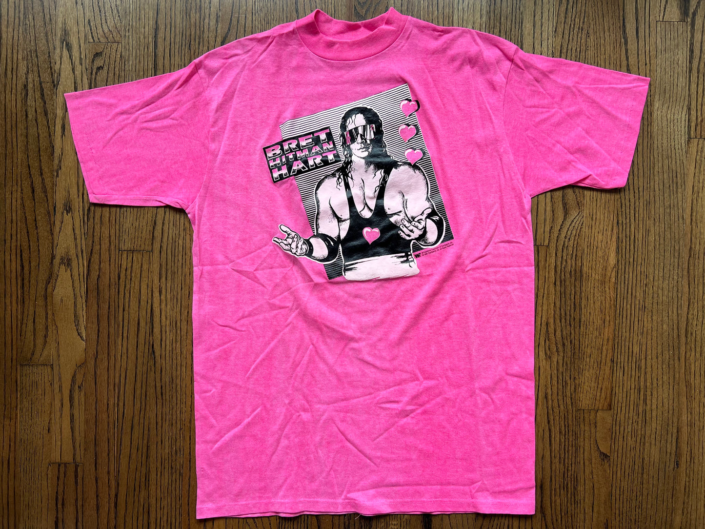 1990 WWF Bret “The Hitman” Hart shirt