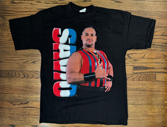 1995 WWF Savio Vega “Pa Encima” two sided shirt