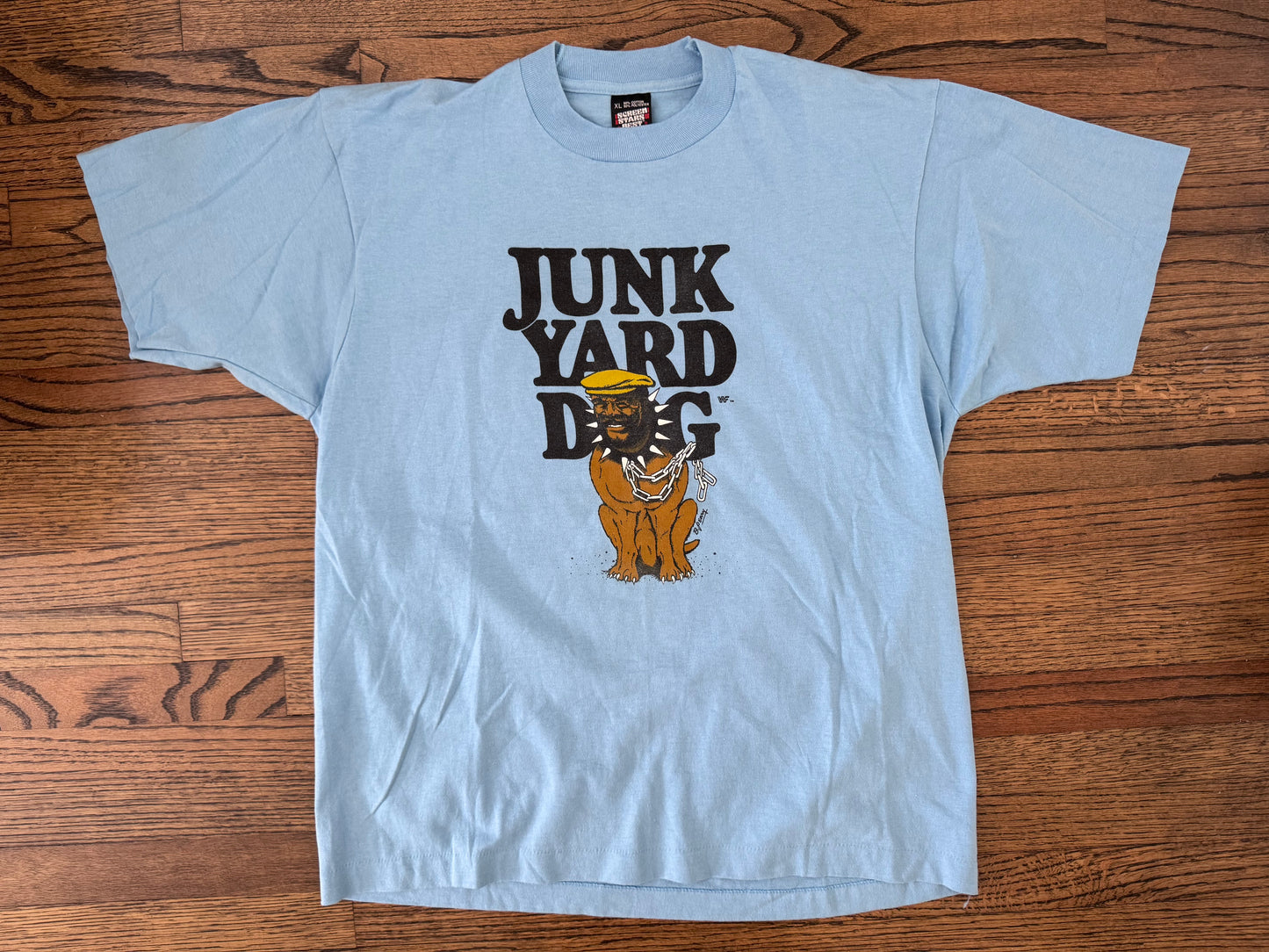 1985 WWF Junkyard Dog catalog shirt