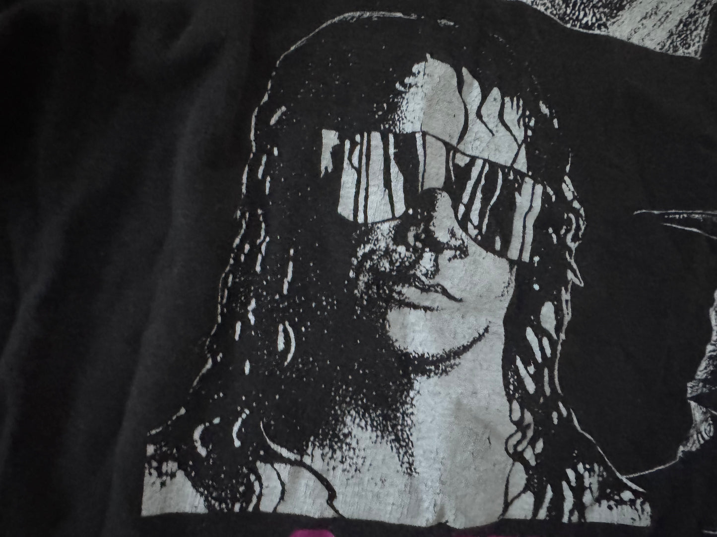 1993 WWF House show shirt featuring the World Wrestling Federation logo, Bret Hart, Tatanka, Undertaker and Randy Savage