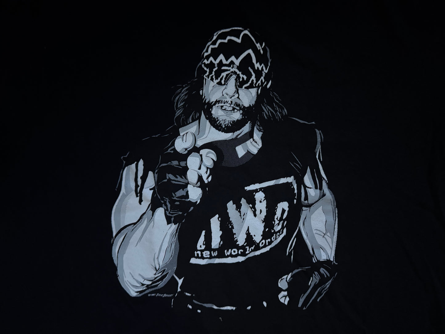 1997 WCW / n.W.o. “Macho Man” Randy Savage - Steve Stanley two sided shirt