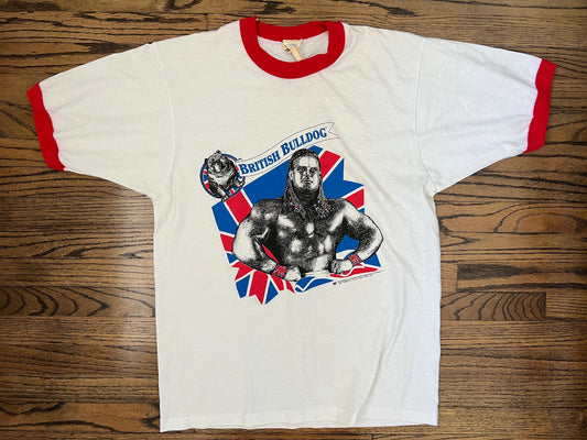 1991 WWF British Bulldog shirt