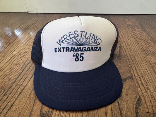 1985 PNW Wrestling Extragavanza SnapBack trucker hat