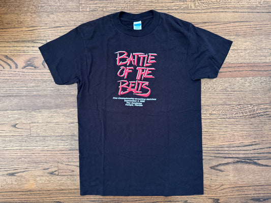 1985 NWA Championship Wrestling from Florida “Battle of the Belts” event shirt