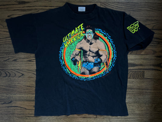 1991 WWF Ultimate Warrior catalog shirt
