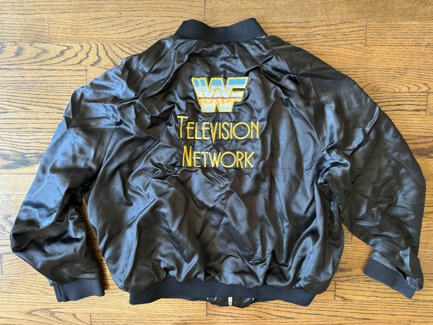 1984 WWF Television Network satin jacket