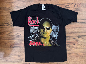 2001 WWE The Rock parking lot bootleg shirt