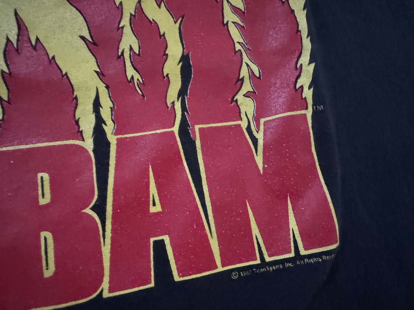 1987 WWF Bam Bam Bigelow catalog shirt