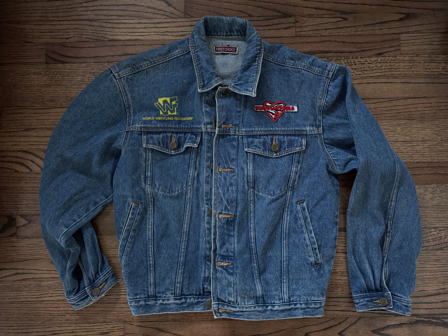 1996 WWF “The Heartbreak Kid” Shawn Michaels denim jacket