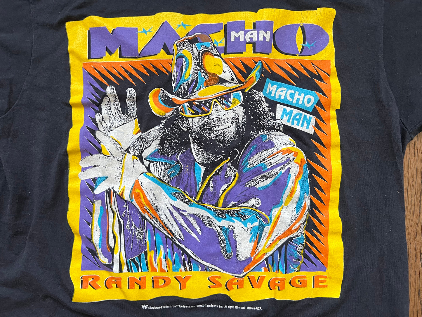 1991 WWF “Macho Man” Randy Savage shirt