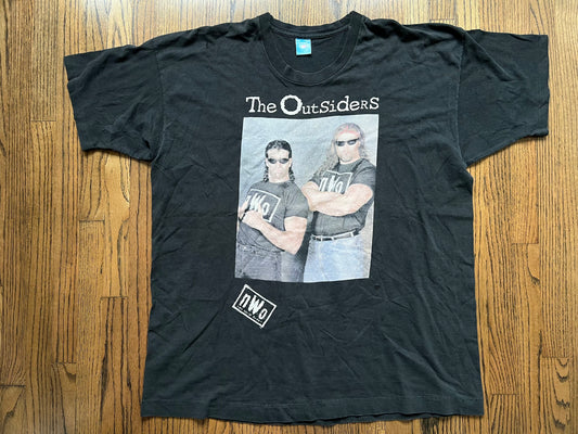1997 n.W.o. / WCW The Outsiders shirt featuring Kevin Nash and Scott Hall