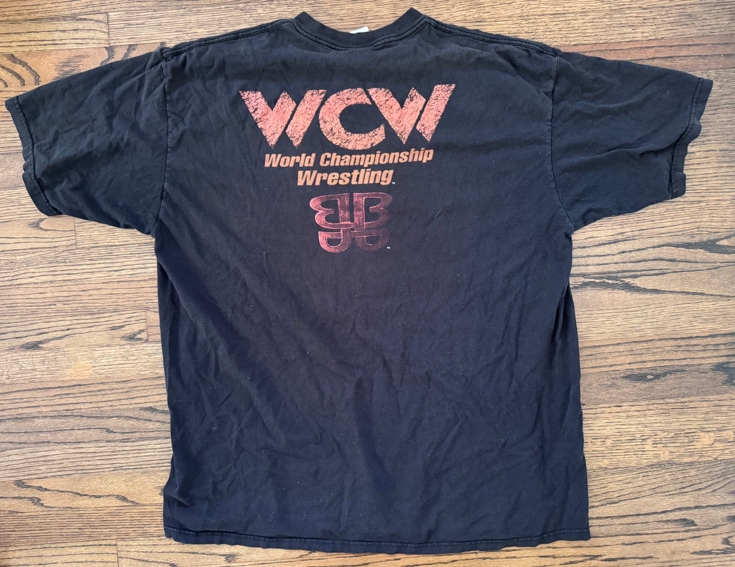 1999 WCW Bam Bam Bigelow two sided shirt