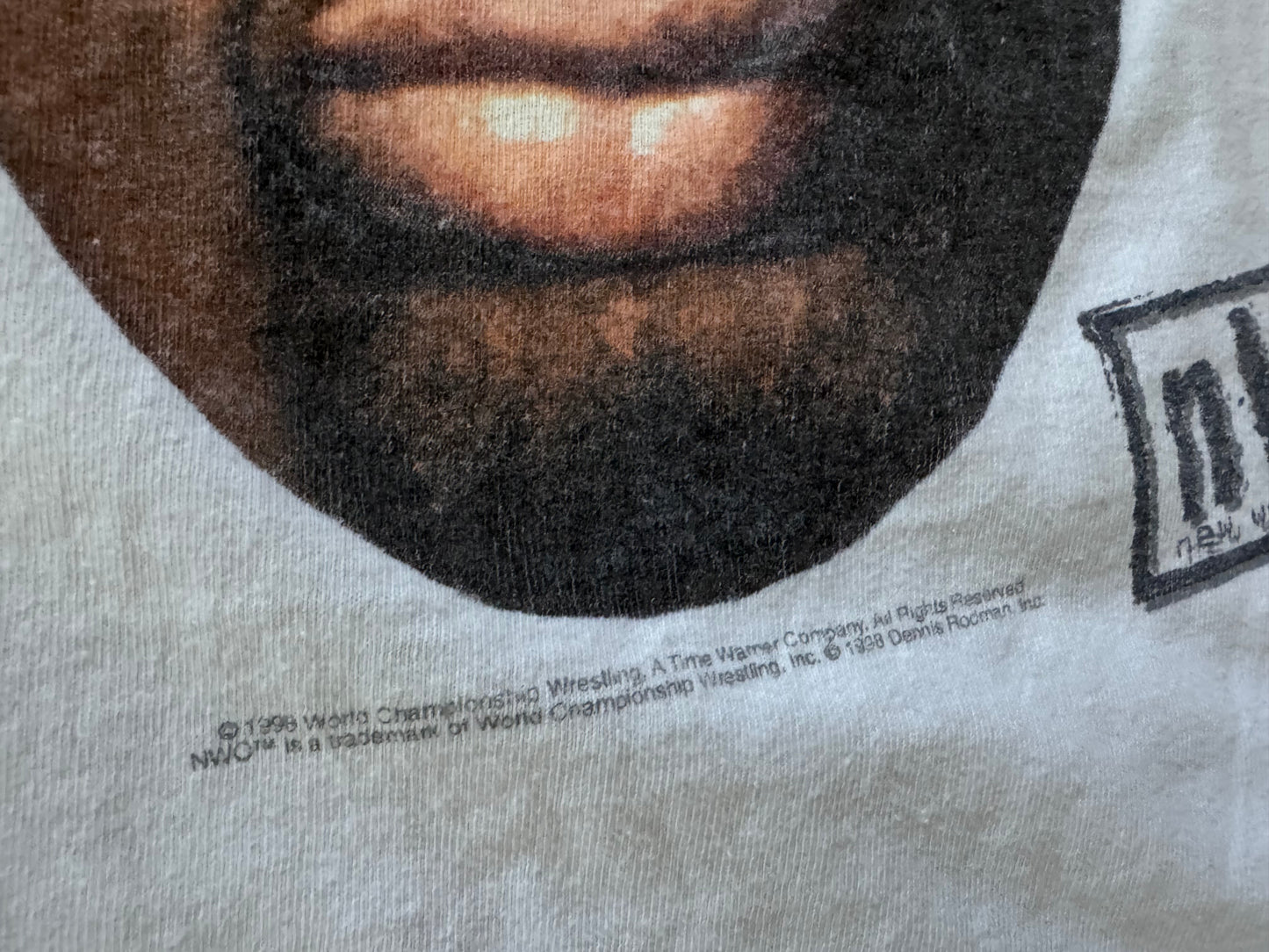 1998 WCW / n.W.o. “Rodzilla” Dennis Rodman shirt