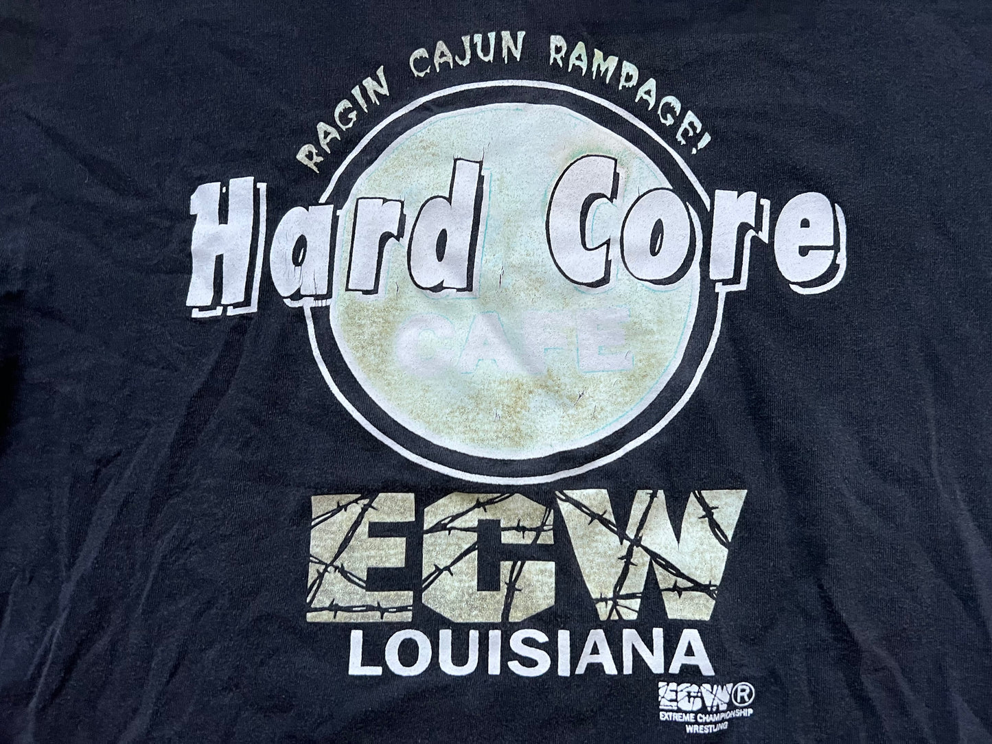1998 ECW Hardcore Cafe tour shirt - Louisiana