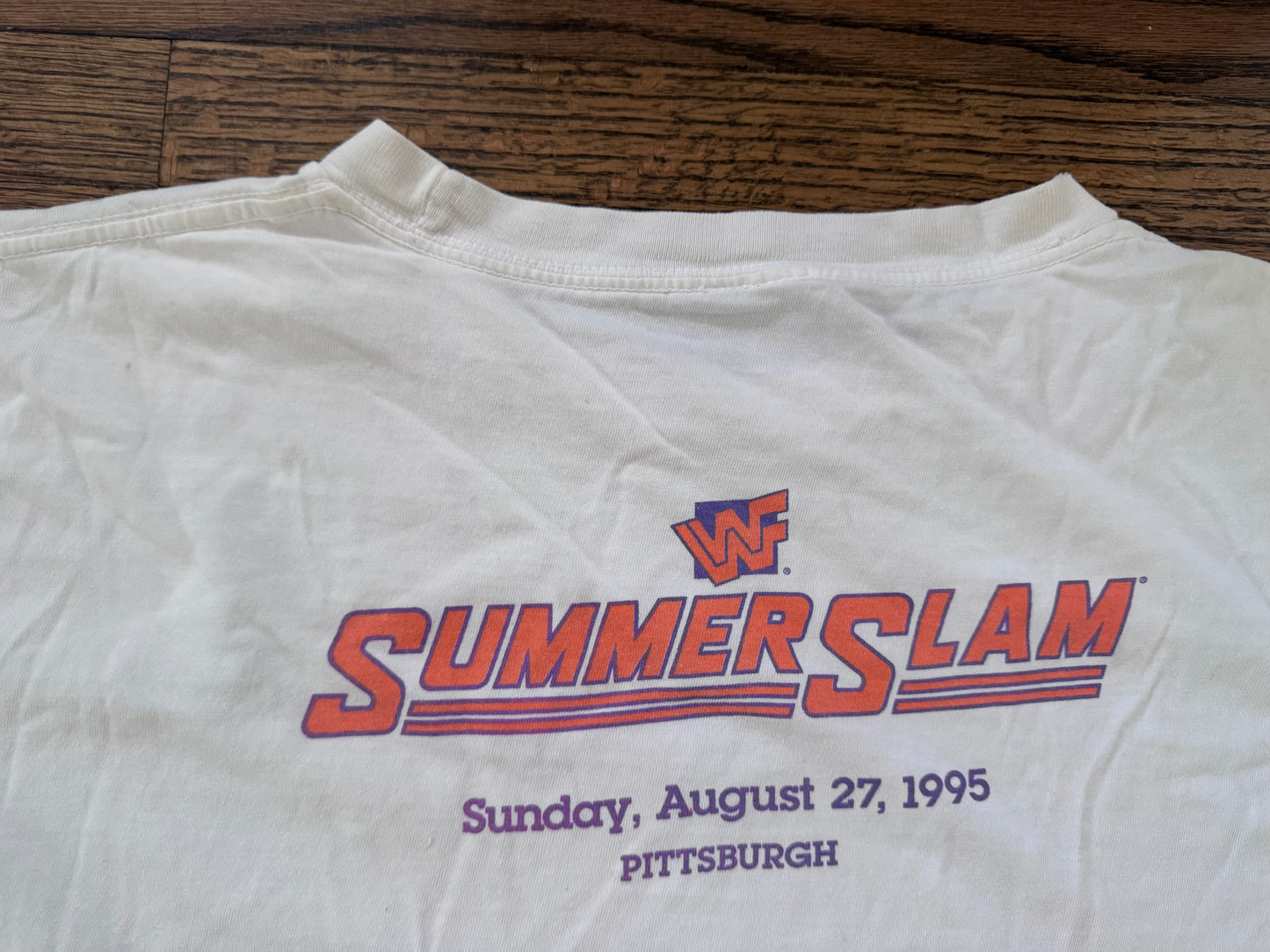 1995 WWF Summerslam “Face the Heat” event shirt featuring “Big Daddy Cool” Diesel

Size: XL (Tagless)