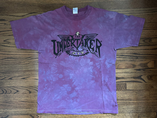 1994 WWF Undertaker “The Crux. The Tombstone. The End.” Two sided tie dye shirt