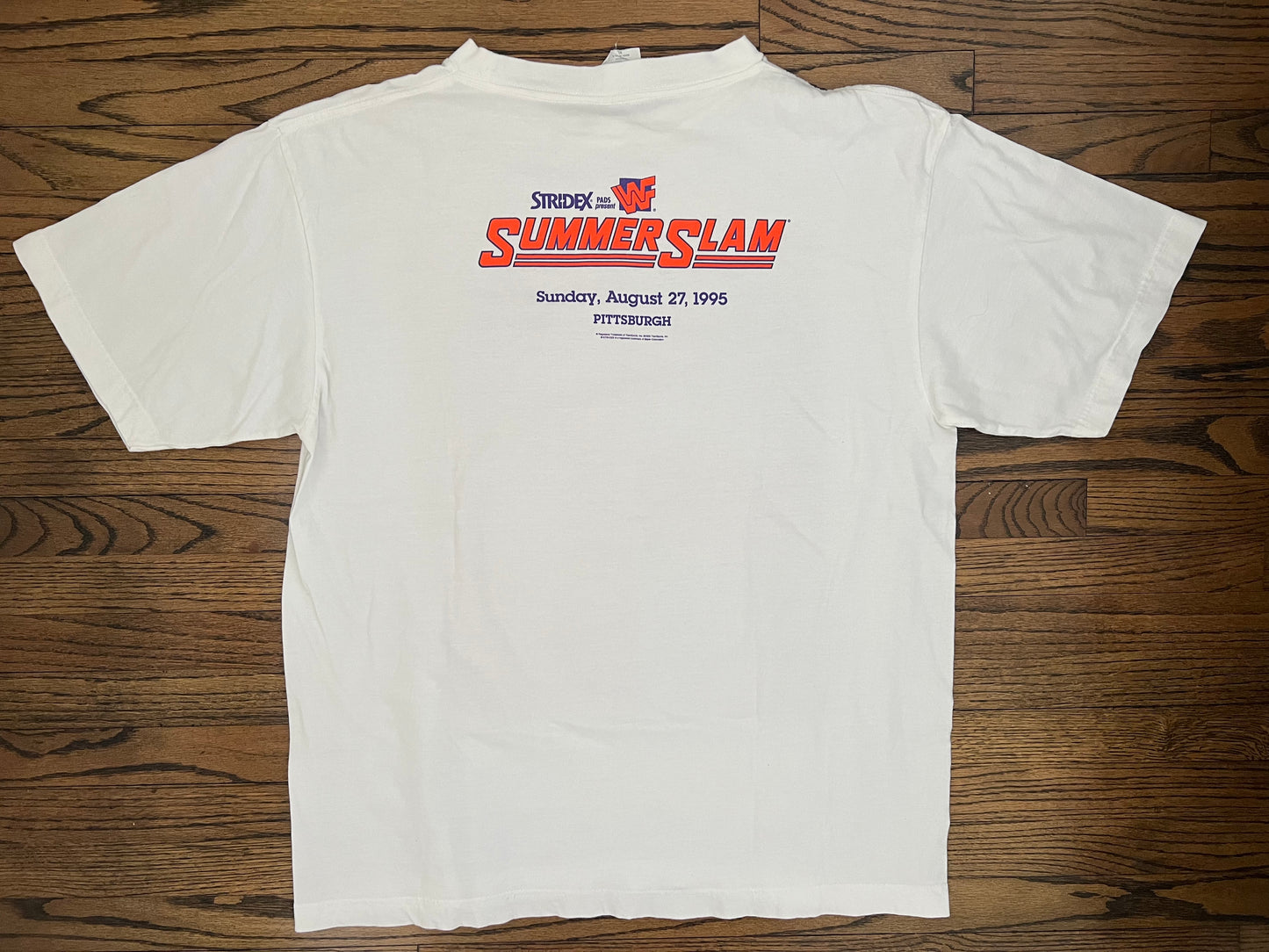 1995 WWF Summerslam two sided shirt featuring “Big Daddy Cool” Diesel