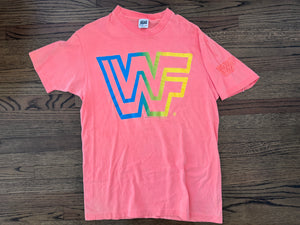 1990 WWF World Wrestling Federation logo shirt