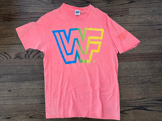 1990 WWF World Wrestling Federation logo shirt