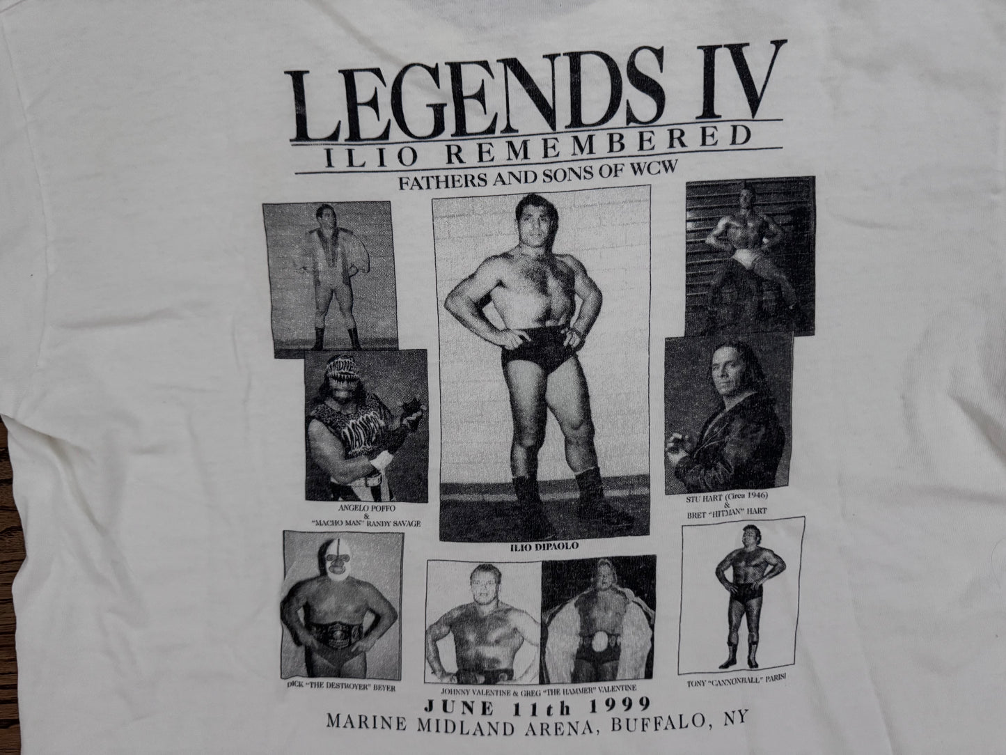 1998 WCW Ilio DiPaolo Memorial shirt
