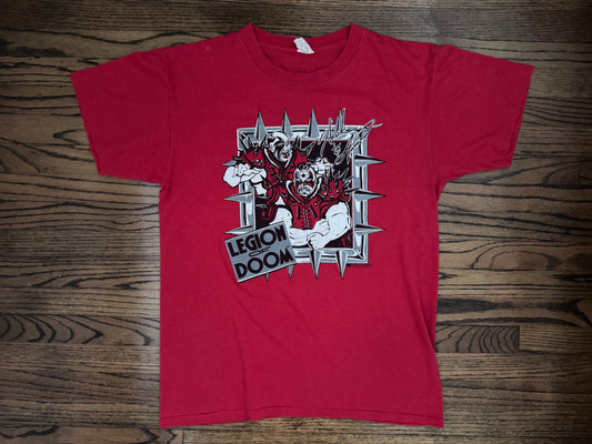 1990 WWF Legion of Doom shirt featuring Hawk and Animal