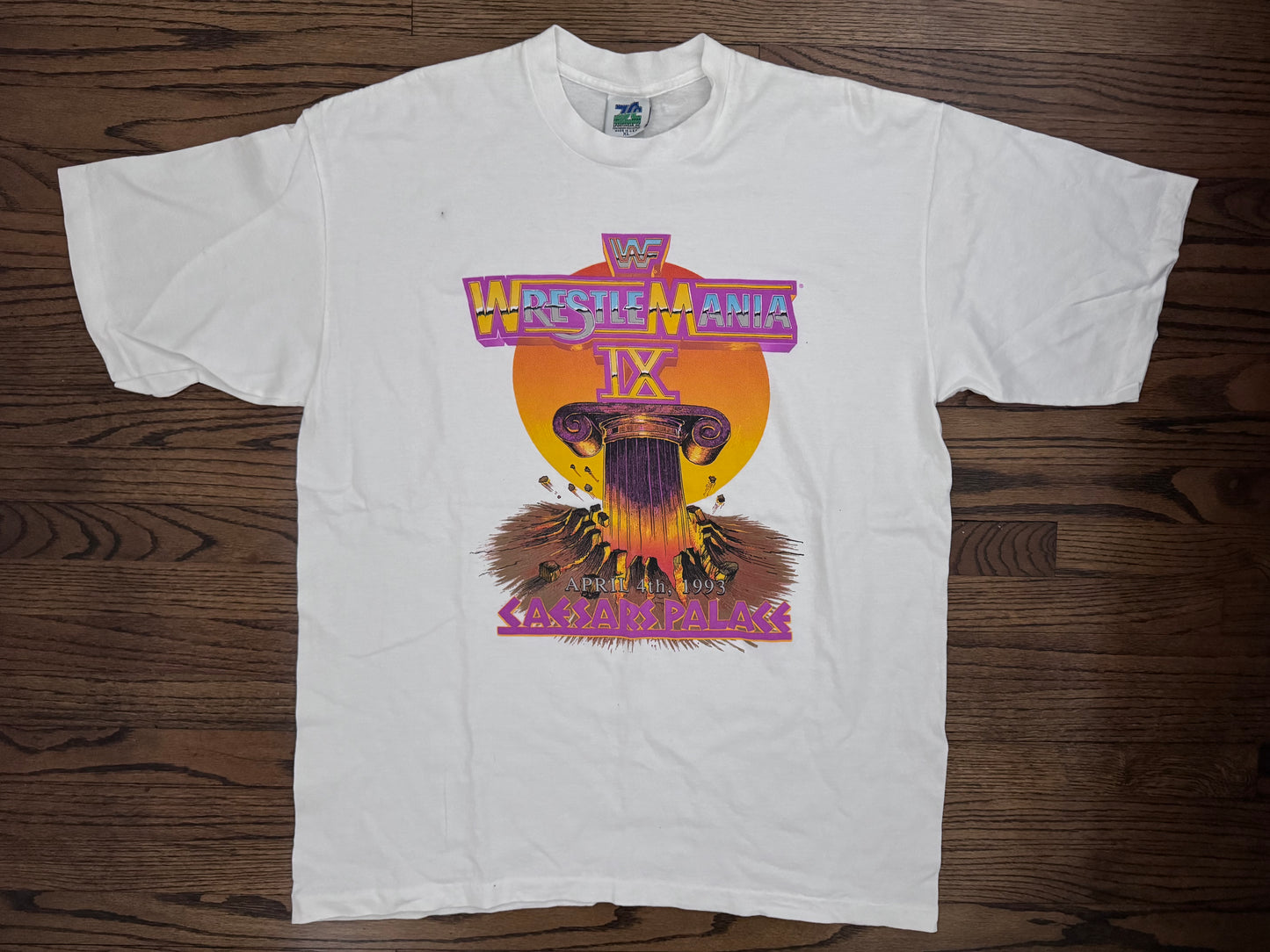 1993 WWF Caesar’s Palace Exclusive Wrestlemania IX Shirt