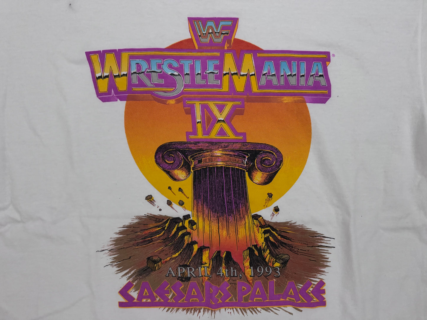 1993 WWF Caesar’s Palace Exclusive Wrestlemania IX Shirt