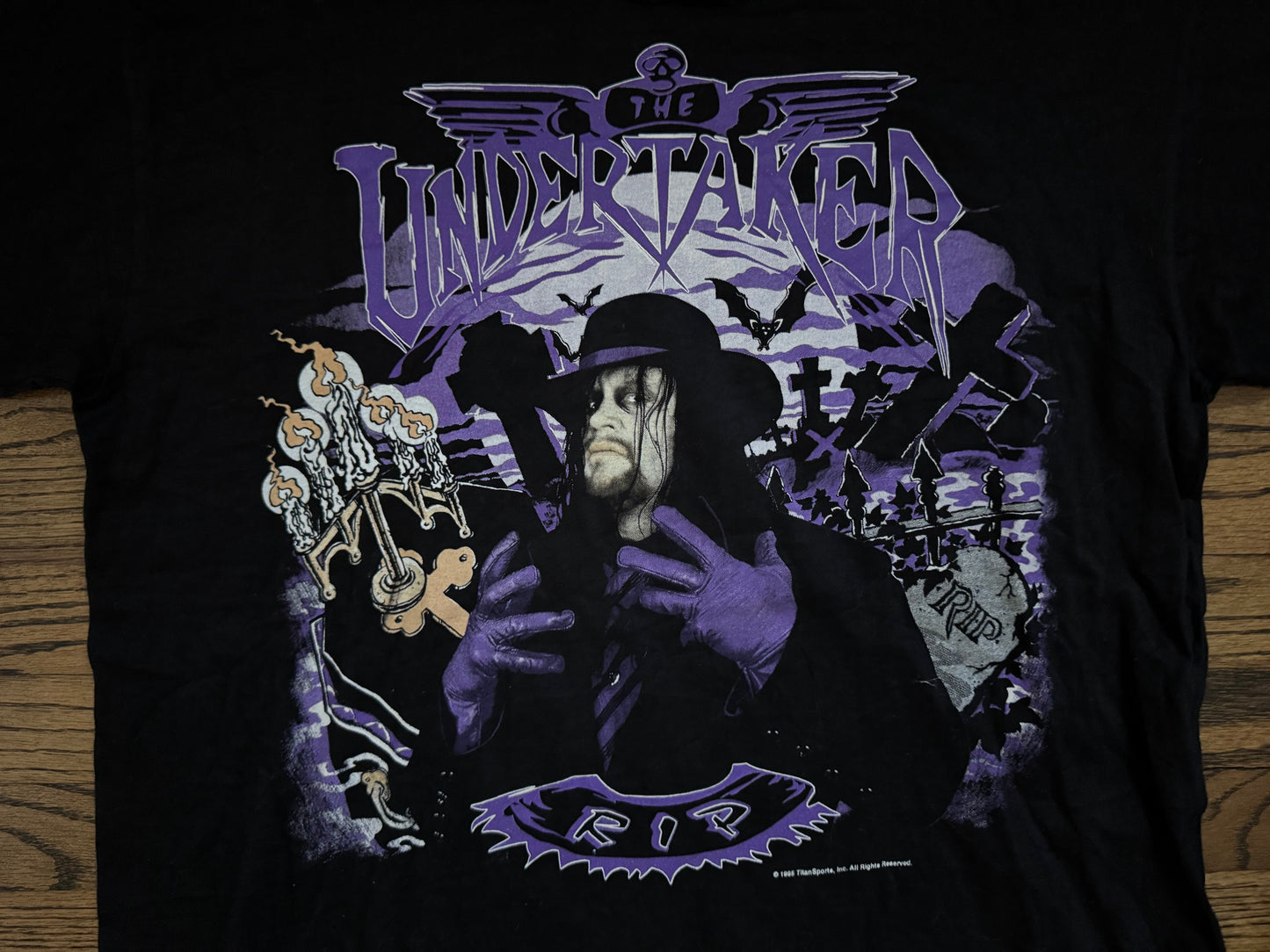 1995 WWF Undertaker two sided shirt