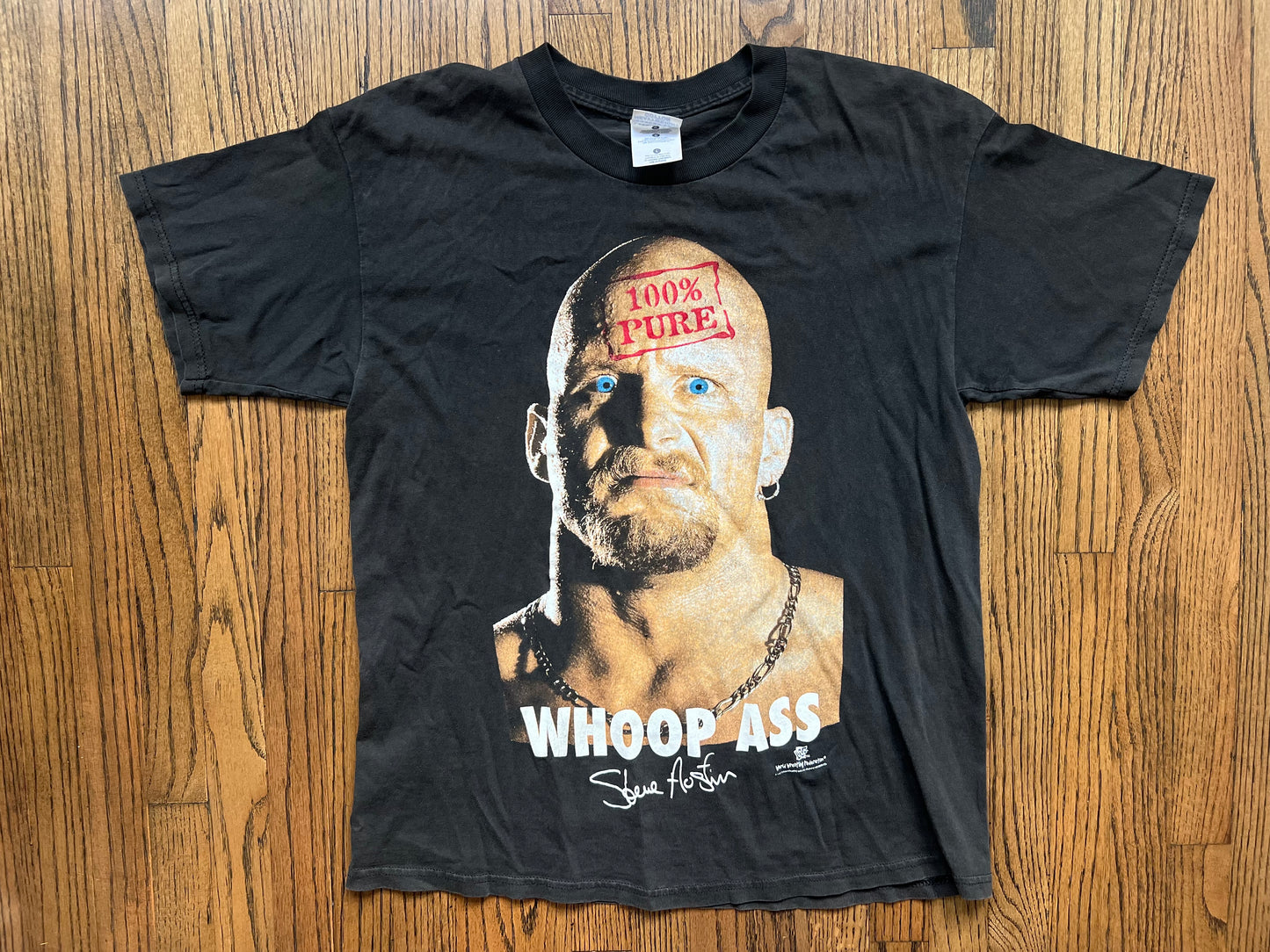 1998 WWF “Stone Cold” Steve Austin “Whoop Ass” shirt