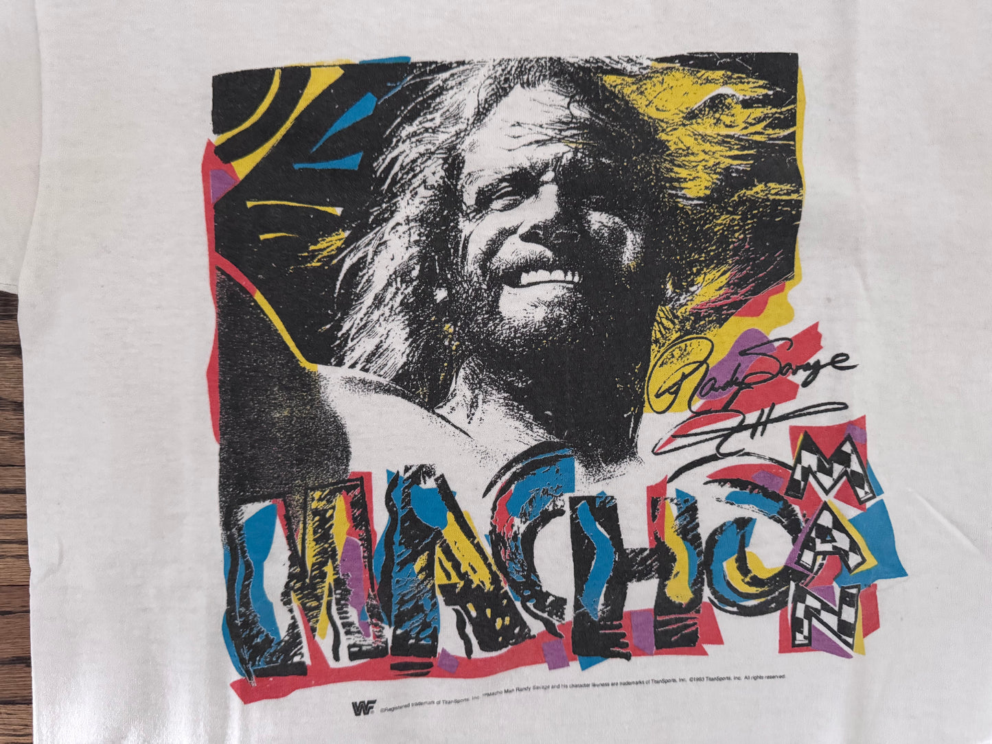 1993 WWF “Macho Man” Randy Savage catalog shirt