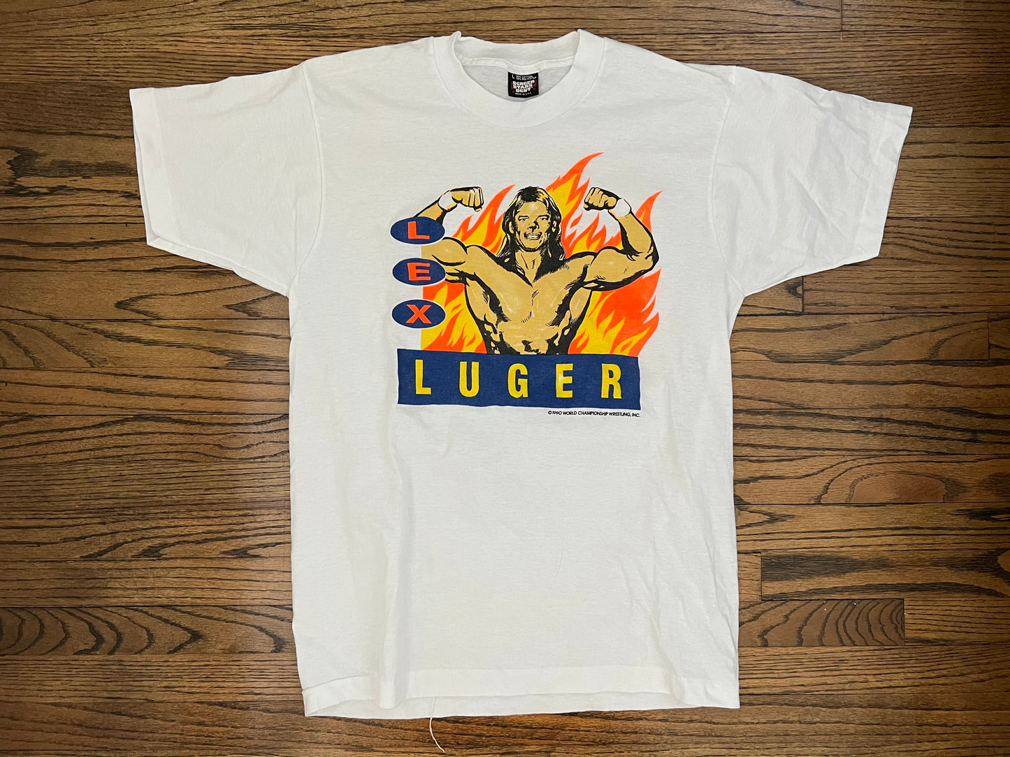 1990 WCW “Total Package” Lex Luger catalog shirt