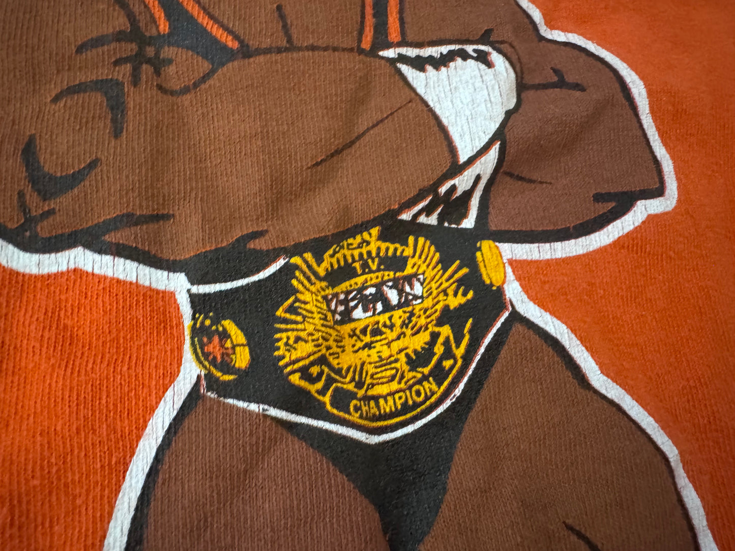 1997 ECW “World Television Champion” Taz two sided shirt