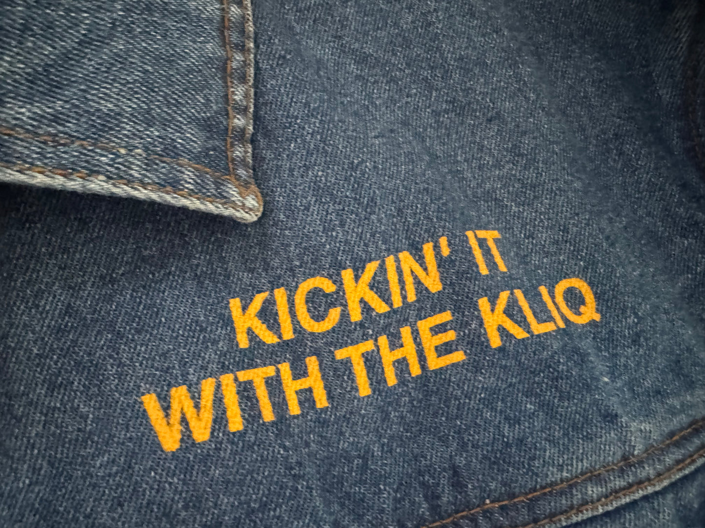 1996 WWF “The Heartbreak Kid” Shawn Michaels “Kickin’ It With the Kilq” World Heavyweight Champion denim jacket (only given to friends and family)