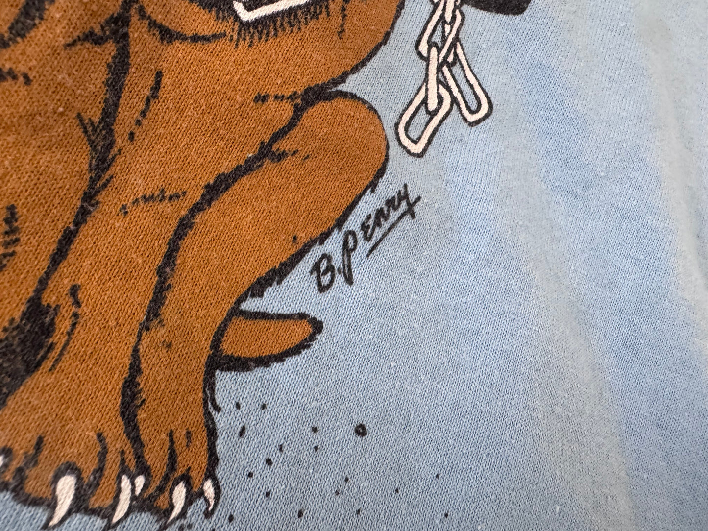 1985 WWF Junkyard Dog catalog shirt