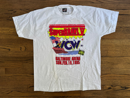 1995 WCW Superbrawl V shirt