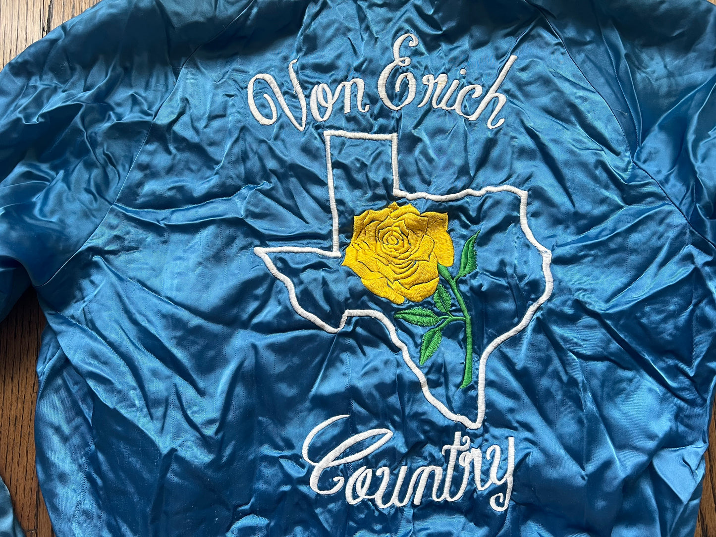 1983 (Approx) Early 80s WCCW Von Erich Country satin jacket “Tammy”