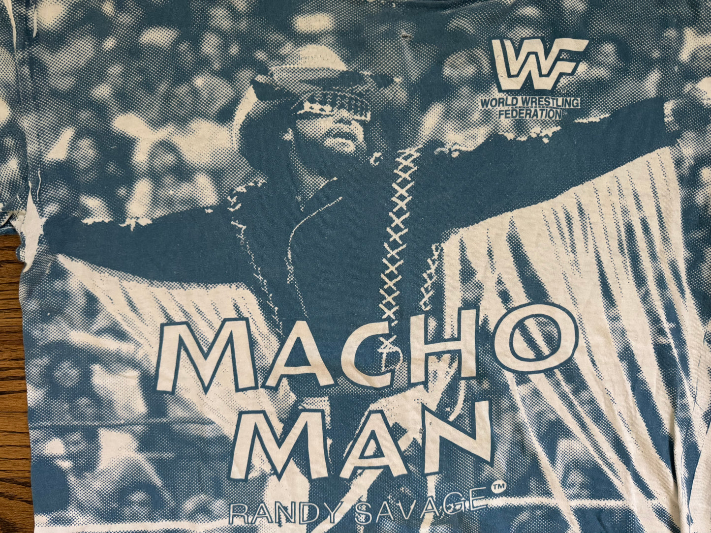 1992 WWF “Macho Man” Randy Savage all over print shirt