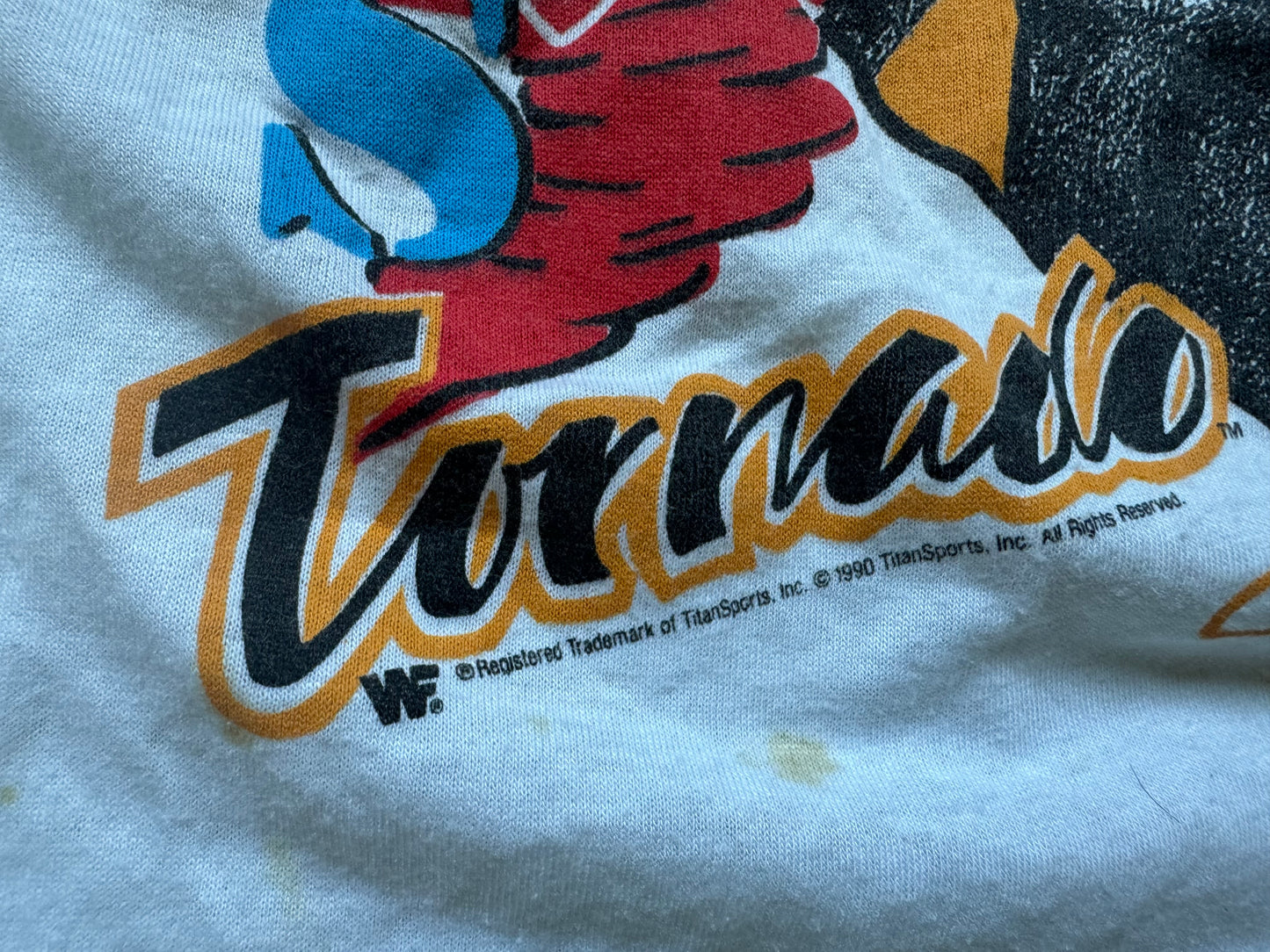 1990 WWF Texas Tornado shirt