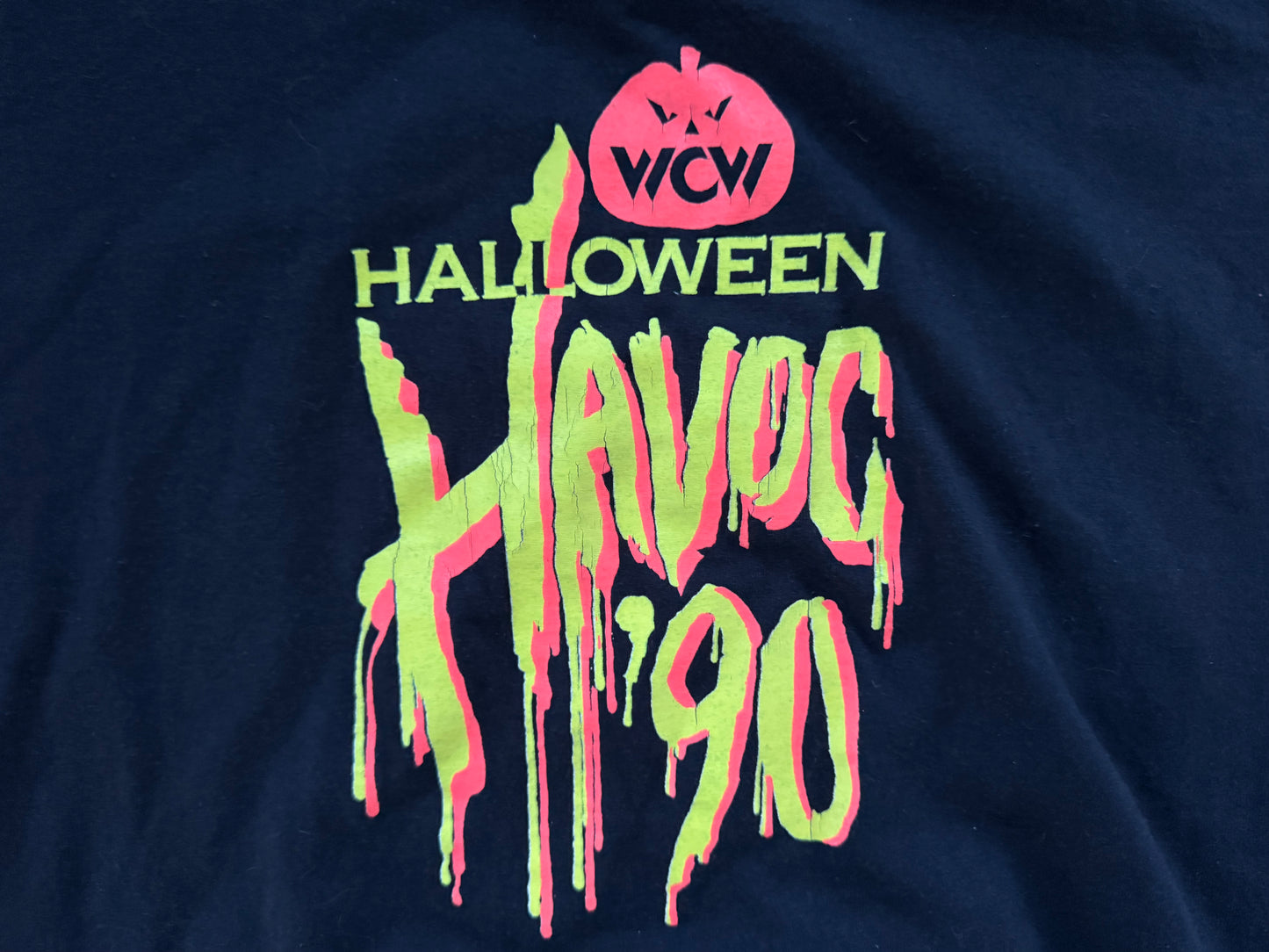 1990 WCW Halloween Havoc event shirt