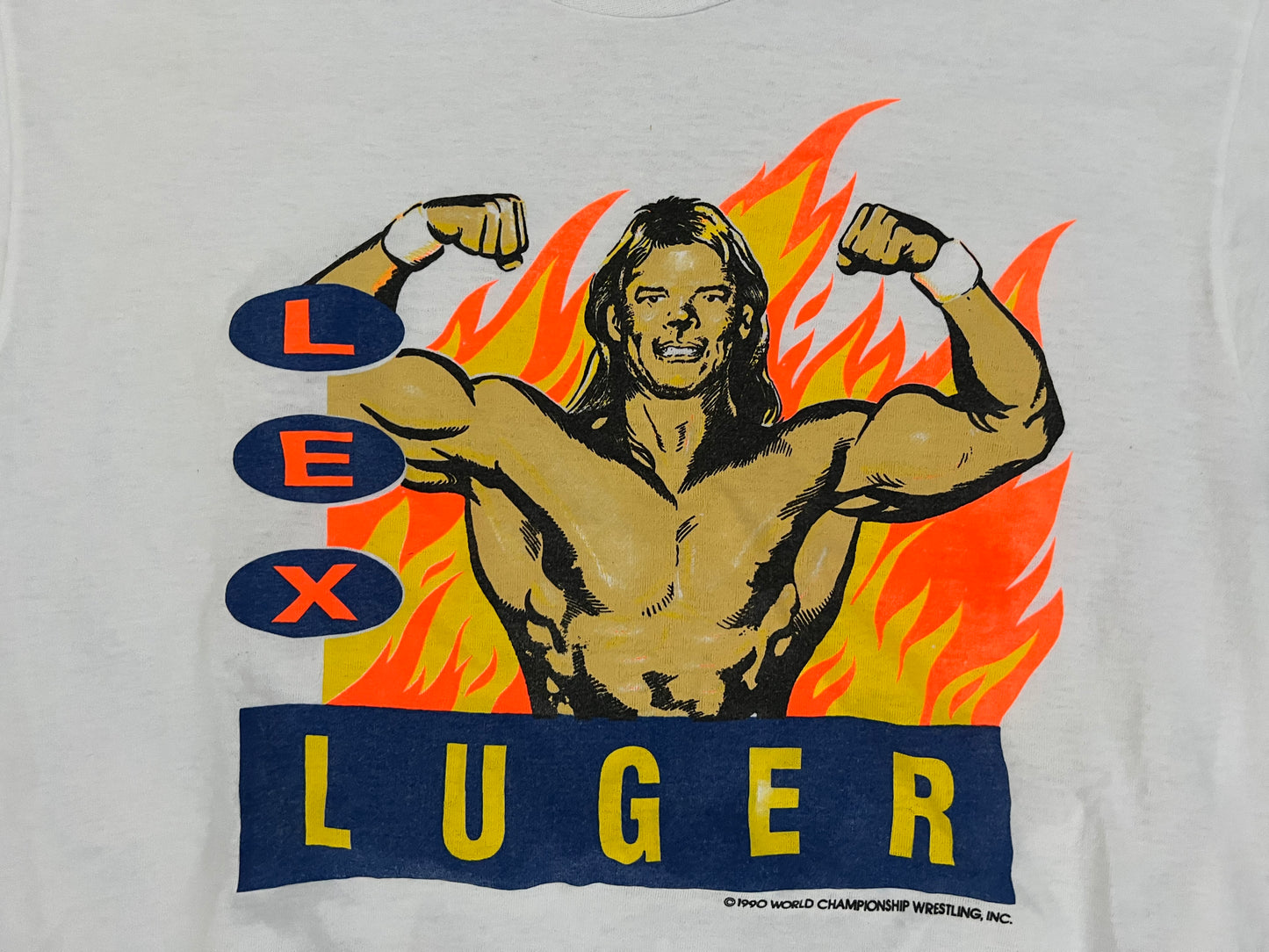 1990 WCW “Total Package” Lex Luger catalog shirt